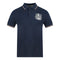 Aquascutum Aldis Crest Blue Polo Shirt