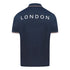 Aquascutum Aldis Crest Blue Polo Shirt