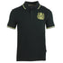 Aquascutum Aldis Yellow Crest Black Polo Shirt - Nova Clothing