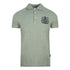 Aquascutum Aldis Crest Chest Logo Grey Polo Shirt