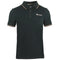 Aquascutum Tipped Collar Black Polo Shirt QMP028 02