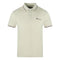 Aquascutum Tipped Collar Beige Polo Shirt QMP028 10