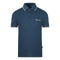 Aquascutum Tipped Collar Blue Polo Shirt 1