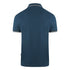 Aquascutum Tipped Collar Blue Polo Shirt 1