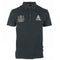 Aquascutum Check A Logo Black Polo Shirt