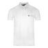 Aquascutum Aldis Crest Block Logo White Polo Shirt