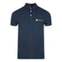 Aquascutum Aldis Crest Block Logo Navy Blue Polo Shirt