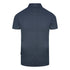 Aquascutum Aldis Crest Block Logo Navy Blue Polo Shirt