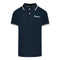 Aquascutum London Tipped Navy Blue Polo Shirt