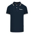 Aquascutum London Tipped Navy Blue Polo Shirt