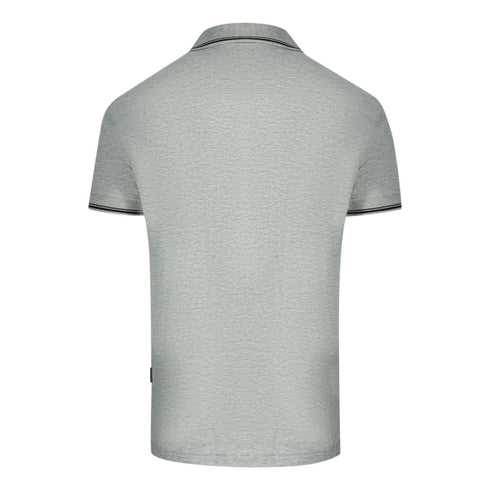 Aquascutum Aldis Tipped Grey Polo Shirt