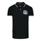 Aquascutum Aldis Tipped Black Polo Shirt