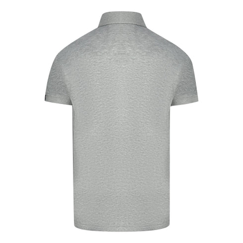 Aquascutum Check Pocket Grey Polo Shirt