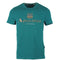 Aquascutum Signature Check Logo Green TShirt QMT003M0 08