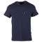 Aquascutum Sleeve Logo Navy T Shirt QMT021M0 03