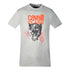Cavalli Class Lightning Panther Design Grey T Shirt