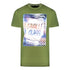 Cavalli Class Box Logo Green T Shirt
