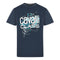 Cavalli Class Snake Skin Scribble Navy T Shirt