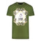 Cavalli Class Bold Tiger Emblem Design Green T Shirt
