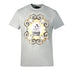 Cavalli Class Bold Tiger Emblem Design Grey T Shirt