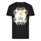 Cavalli Class Bold Tiger Emblem Design Black T Shirt