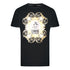 Cavalli Class Bold Tiger Emblem Design Black T Shirt