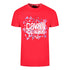 Cavalli Class Scales Design Logo Red T Shirt - Style Centre Wholesale
