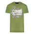 Cavalli Class Scales Design Logo Green T Shirt