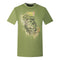 Cavalli Class Leopard Print Silhouette Green T Shirt