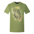 Cavalli Class Leopard Print Silhouette Green T Shirt