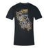 Cavalli Class Leopard Print Silhouette Black T Shirt