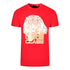 Cavalli Class Large Tiger Logo Red T Shirt - Style Centre Wholesale