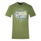 Cavalli Class Gradien Scales Design Logo Green T Shirt