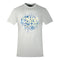 Cavalli Class Gradien Scales Design Logo Grey T Shirt