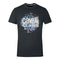 Cavalli Class Gradien Scales Design Logo Black T Shirt