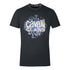 Cavalli Class Gradien Scales Design Logo Black T Shirt