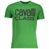 Cavalli Class Bold Black Logo Green T-Shirt QXT62Q JD060 07334