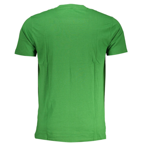 Cavalli Class Bold Black Logo Green T-Shirt QXT62Q JD060 07334