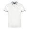 Cavalli Class Twinned Tipped Collar White Polo Shirt