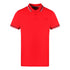 Cavalli Class Twinned Tipped Collar Red Polo Shirt