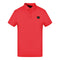 Cavalli Class Patch Logo Bordeaux Polo Shirt