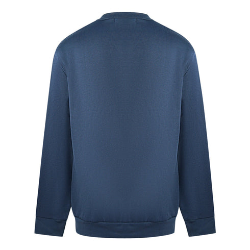 Cavalli Class Print Logo Navy Blue Jumper