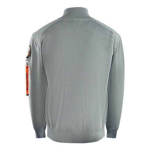 Parajumpers Shark Grey Knit Jacket Redeem 0220