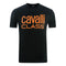 Cavalli Class Bold Orange Logo Black T Shirt Rxt60A Jd060 05051
