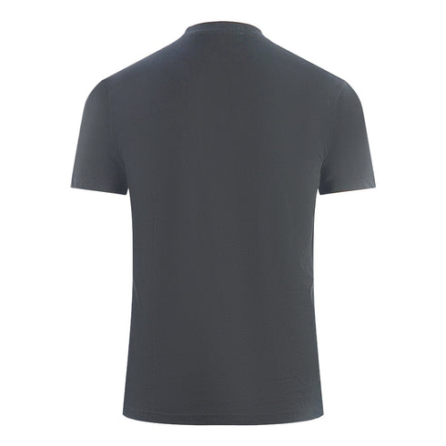 Cavalli Class Piercing Snake Logo Black T Shirt