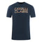 Cavalli Class Printed Logo Navy Blue T Shirt