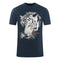 Cavalli Class Large Tiger Logo Navy Blue T Shirt
