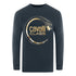 Cavalli Class Piercing Snake Logo Navy Blue Sweatshirt