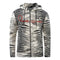Cavalli Class Zebra Print Zip Up Black Hoodie