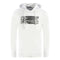 Cavalli Class Zebra Print Logo White Hoodie